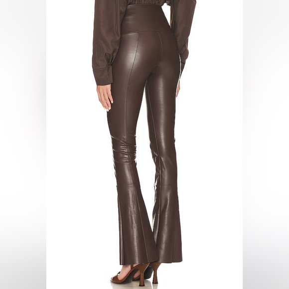 NWT Norma Kamali Free People Spat Leggings in Chocolate - Picture 4 of 10